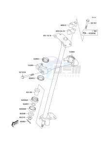 KSF 400 A [KFX400) (A1-A3) [KFX400) drawing STEERING SHAFT-- A1_A2- -