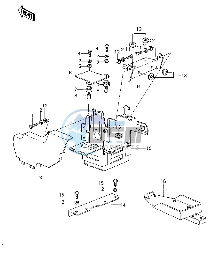 BATTERY CASE_TOOL CASE -- 79-80 A3_A3A_A4- -