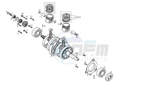 DXR - 250 CC drawing CRANKSHAFT