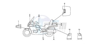 GL1500SE GOLDWING SE drawing STRIPE (GL1500SE)