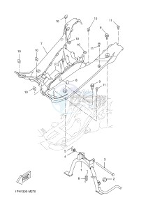 NS50 AEROX R (1PH5 1PH5 1PH5 1PH5 1PH5) drawing STAND & FOOTREST