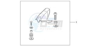 CBR1000RA9 UK - (E / ABS MKH) drawing CARBON FIBER HUGGER