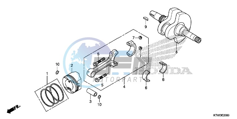 CRANKSHAFT/PISTON