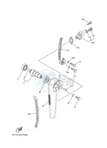 YFM350R YFM350RB RAPTOR 350 (10P9 10P9) drawing CAMSHAFT & CHAIN