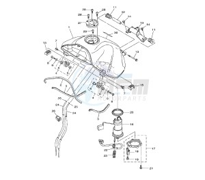 XTZ SUPER TENERE 1200 drawing FUEL TANK