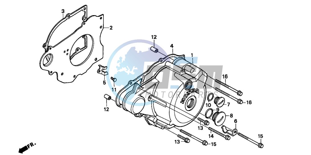 LEFT CRANKCASE COVER