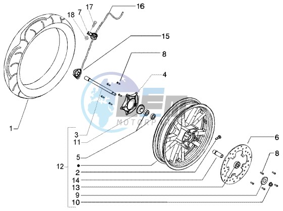 Front wheel