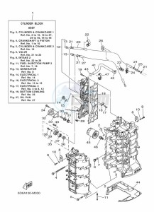 F100DETX drawing CYLINDER--CRANKCASE-1