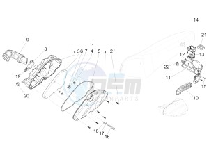 Fly 125 4T/3V ie E3 DT drawing Air filter