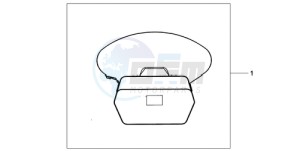 SH150D9 Europe Direct - (ED / KMH 2ED) drawing INNERBAG TOPBOX