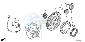 VT750CA9 Europe Direct - (ED / MK) drawing STARTING CLUTCH