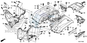 TRX420TE1H Europe Direct - (ED) drawing REAR FENDER