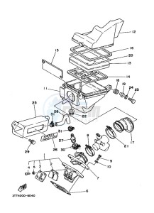 DT125 (3TTX) drawing INTAKE