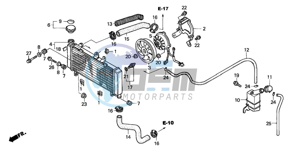 RADIATOR (CBF600S/SA)