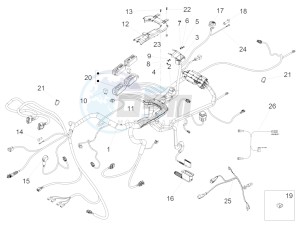 Eldorado 1400 1380 USA drawing Central electrical system