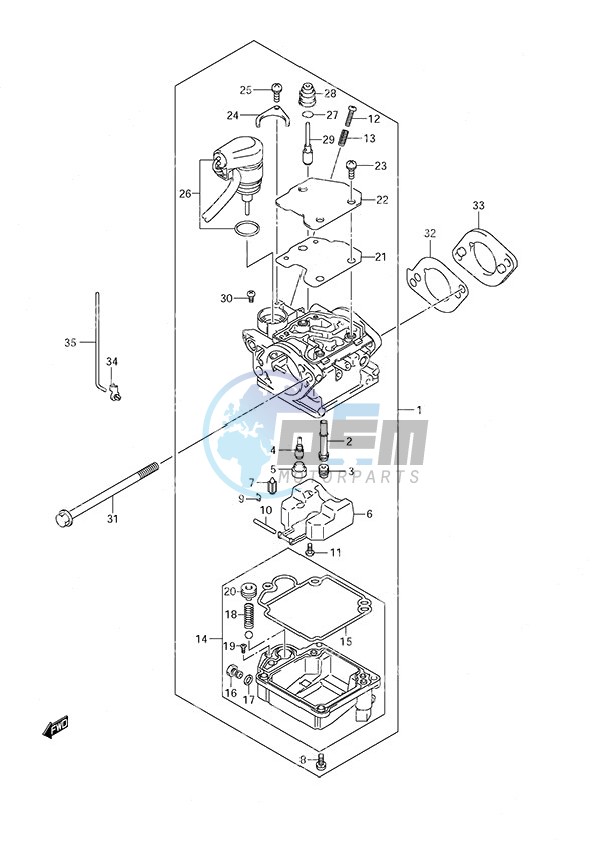 Carburetor - w/Remote Control