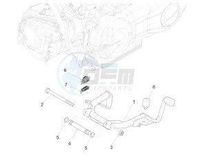 PRIMAVERA 50 4T 4V NOABS E2 (NAFTA) drawing Stand/s