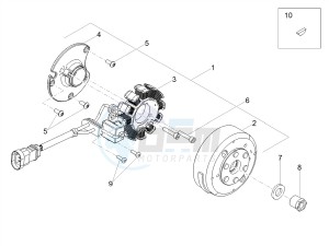 RS 50 RS4 50 2T E4 (APAC, EMEA) drawing Cdi magneto assy / Ignition unit