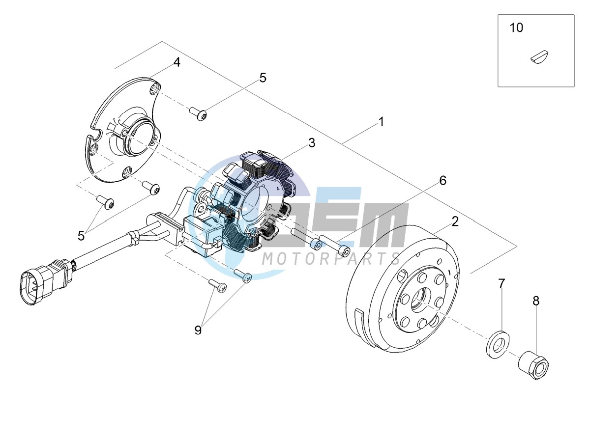 Cdi magneto assy / Ignition unit