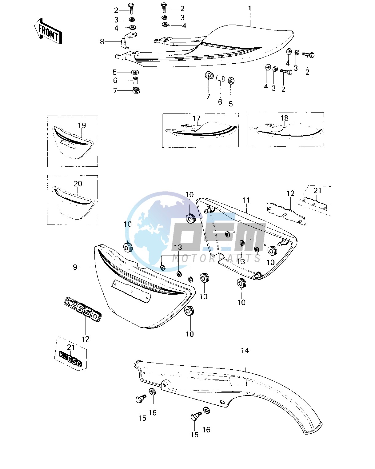 SIDE COVERS_SEAT COVER_CHAIN COVER