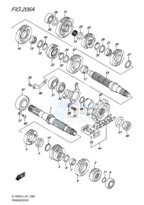 DL1000 ABS V-STROM EU drawing TRANSMISSION