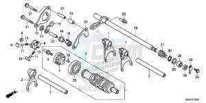 VFR1200XF CrossTourer - VFR1200X 2ED - (2ED) drawing GEARSHIFT DRUM (VFR1200X/ XA/ XL)