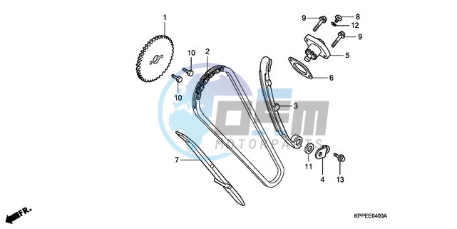 CAM CHAIN/TENSIONER