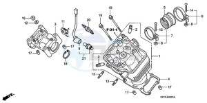 CBR125RW9 Europe Direct - (ED) drawing CYLINDER HEAD (CBR125RW7/RW9/RWA)