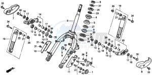 SRX50 drawing FRONT FORK