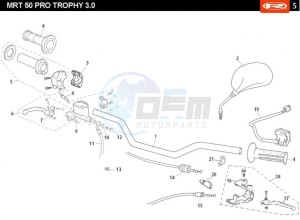 MRT-50-SM-ED-ESP-PRO-TROPHY-3-0-BLANCA-EURO4-TROPHY-3-0-BLANCA-EURO-4 drawing HANDLEBARS