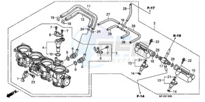 CBR600RR9 UK - (E / SPC) drawing THROTTLE BODY