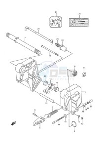 DF 9.9A drawing Clamp Bracket w/Remote Control