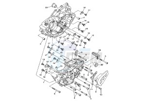 WR F 250 drawing CRANKCASE