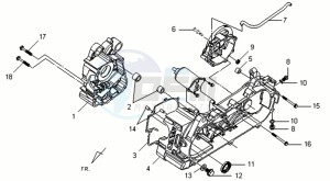 VS 125 drawing CRANKCASE L / R