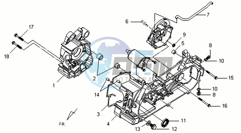 CRANKCASE L / R