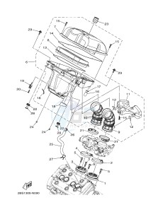 XT1200ZE SUPER TENERE ABS (BP91) drawing INTAKE