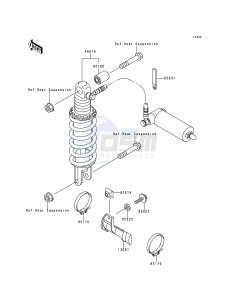 ZX 900 B [NINJA ZX-9R] (B4) [NINJA ZX-9R] drawing SHOCK ABSORBER-- S- -