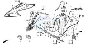 CRF230F drawing FUEL TANK (CRF230F8)