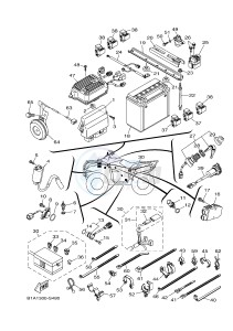 YFM700FWAD YFM70GPXJ GRIZZLY 700 EPS (B1A9) drawing ELECTRICAL 1