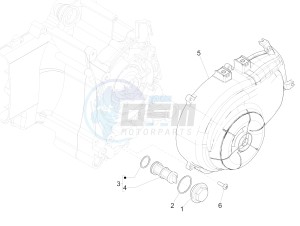 Liberty iGet 50 4T 3V (NAFTA) drawing Flywheel magneto cover - Oil filter