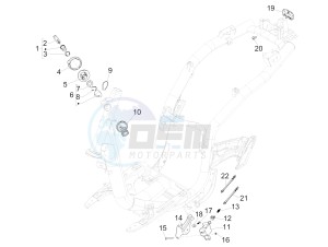 Liberty 150 iGet 4T 3V ie ABS (EMEA) drawing Locks