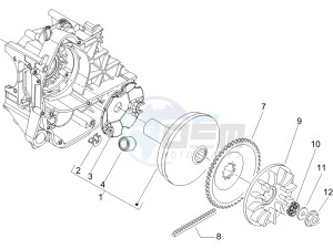 Fly 50 4t (USA) drawing Driving pulley