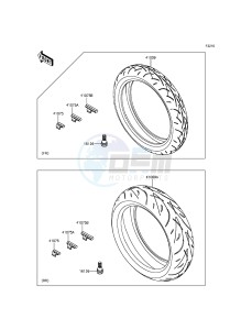 Z800 ZR800AEF FR GB XX (EU ME A(FRICA) drawing Tires