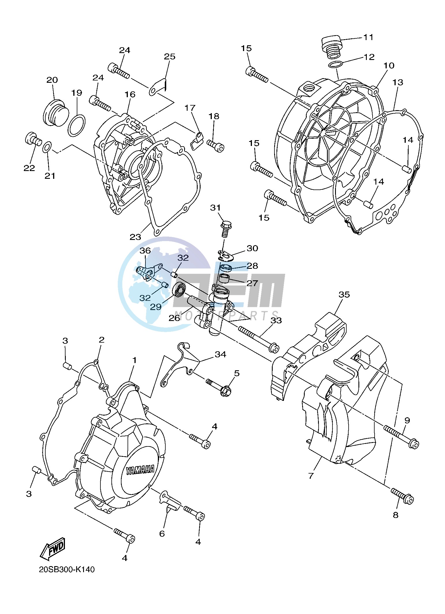 CRANKCASE COVER 1