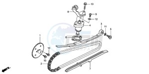 FES150 125 S-WING drawing CAM CHAIN/TENSIONER