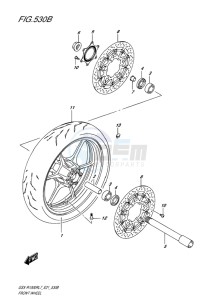 GSX-R1000R EU drawing FRONT WHEEL (SPECIAL EDITION)