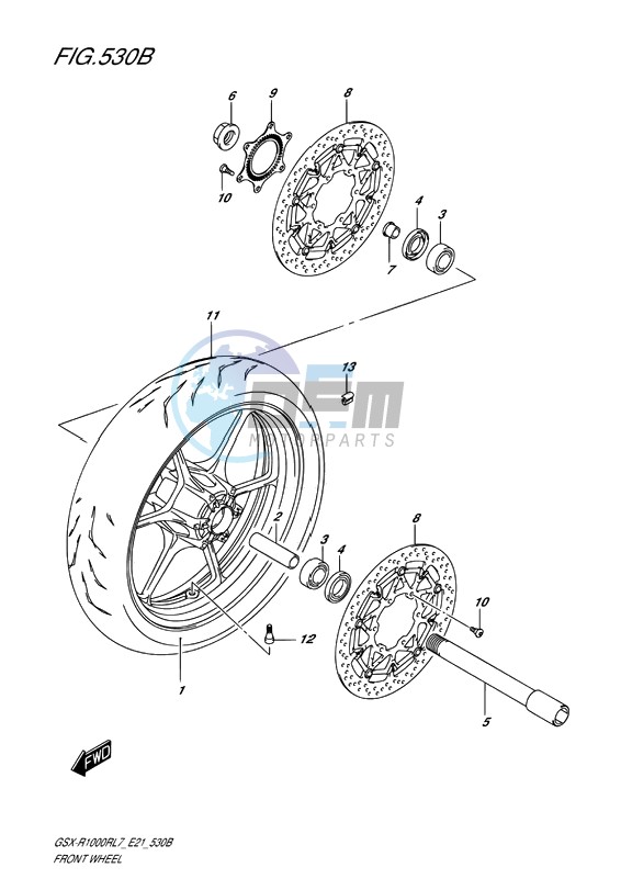 FRONT WHEEL (SPECIAL EDITION)