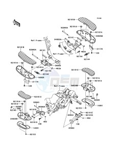 VN1700_VOYAGER_ABS VN1700B9F GB XX (EU ME A(FRICA) drawing Footrests