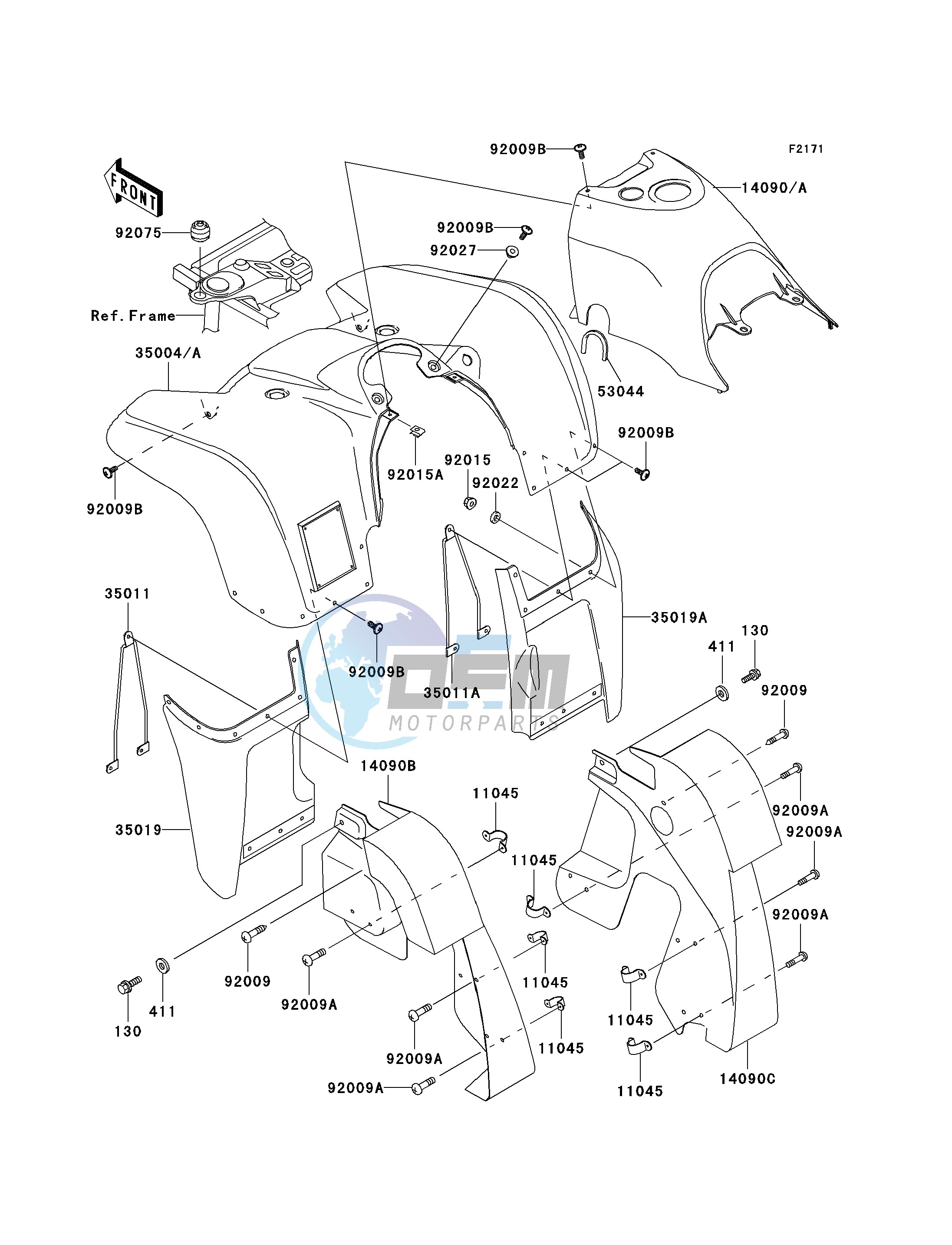 FRONT FENDER-- S- -