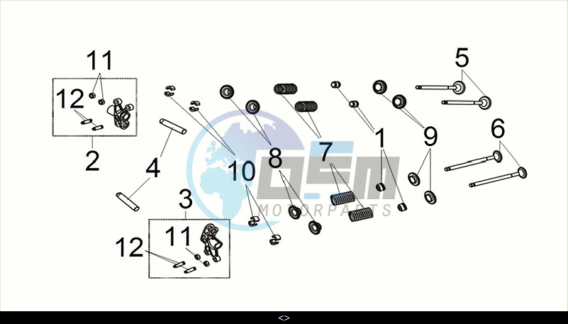 IN-EX. VALVE ROCKER ARM